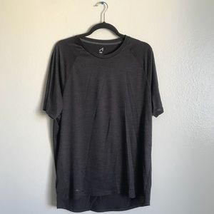 Gray Workout Shirt Dry Fit